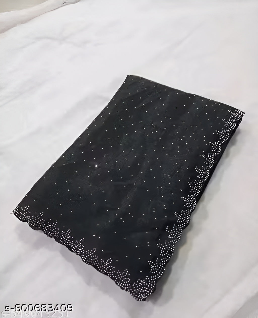 Trendy Pretty New Black Saree