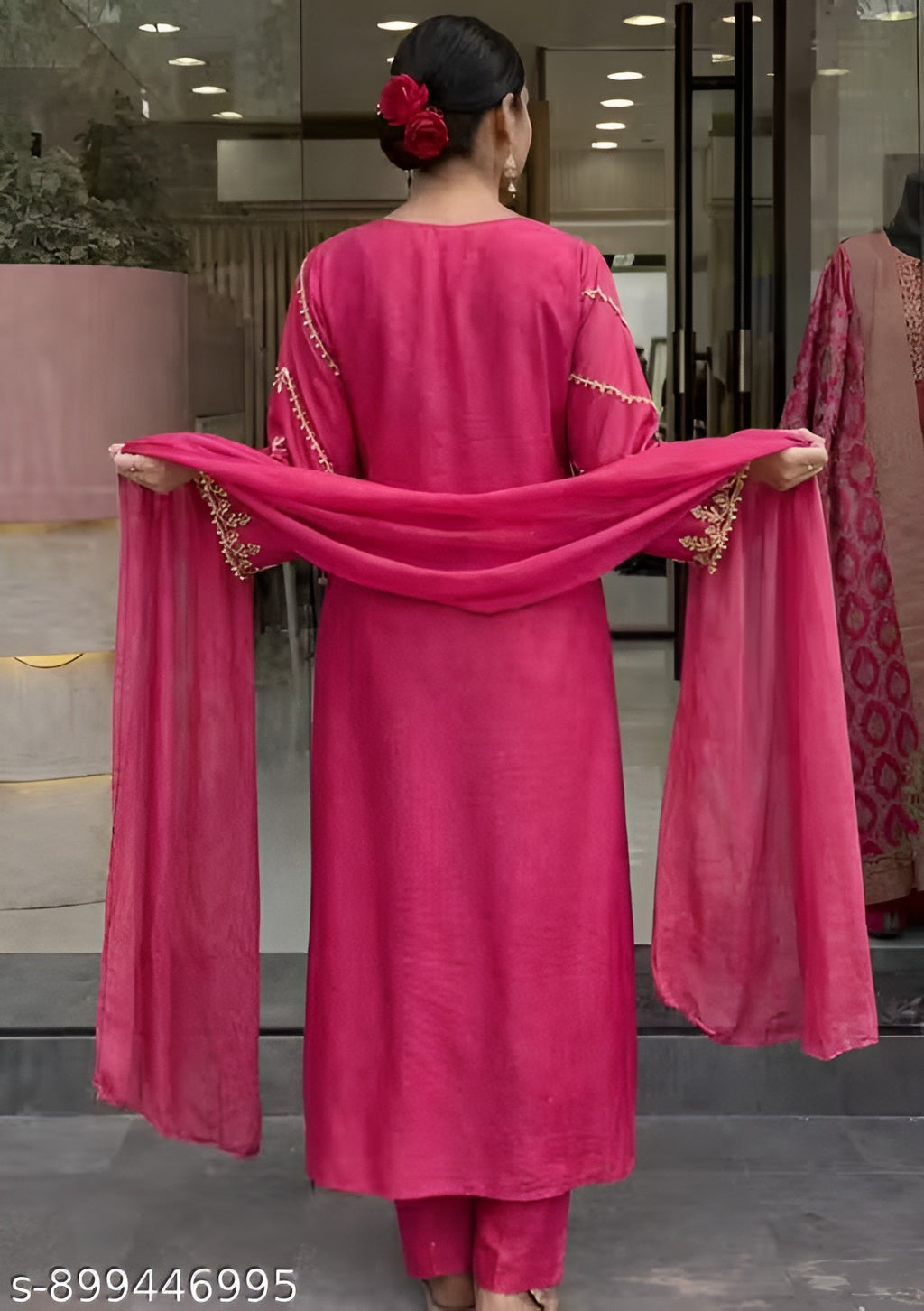Chanderi Silk Women Kurtis