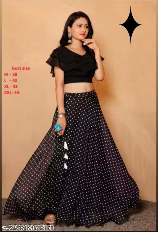 Crop Top Party Wear Dress