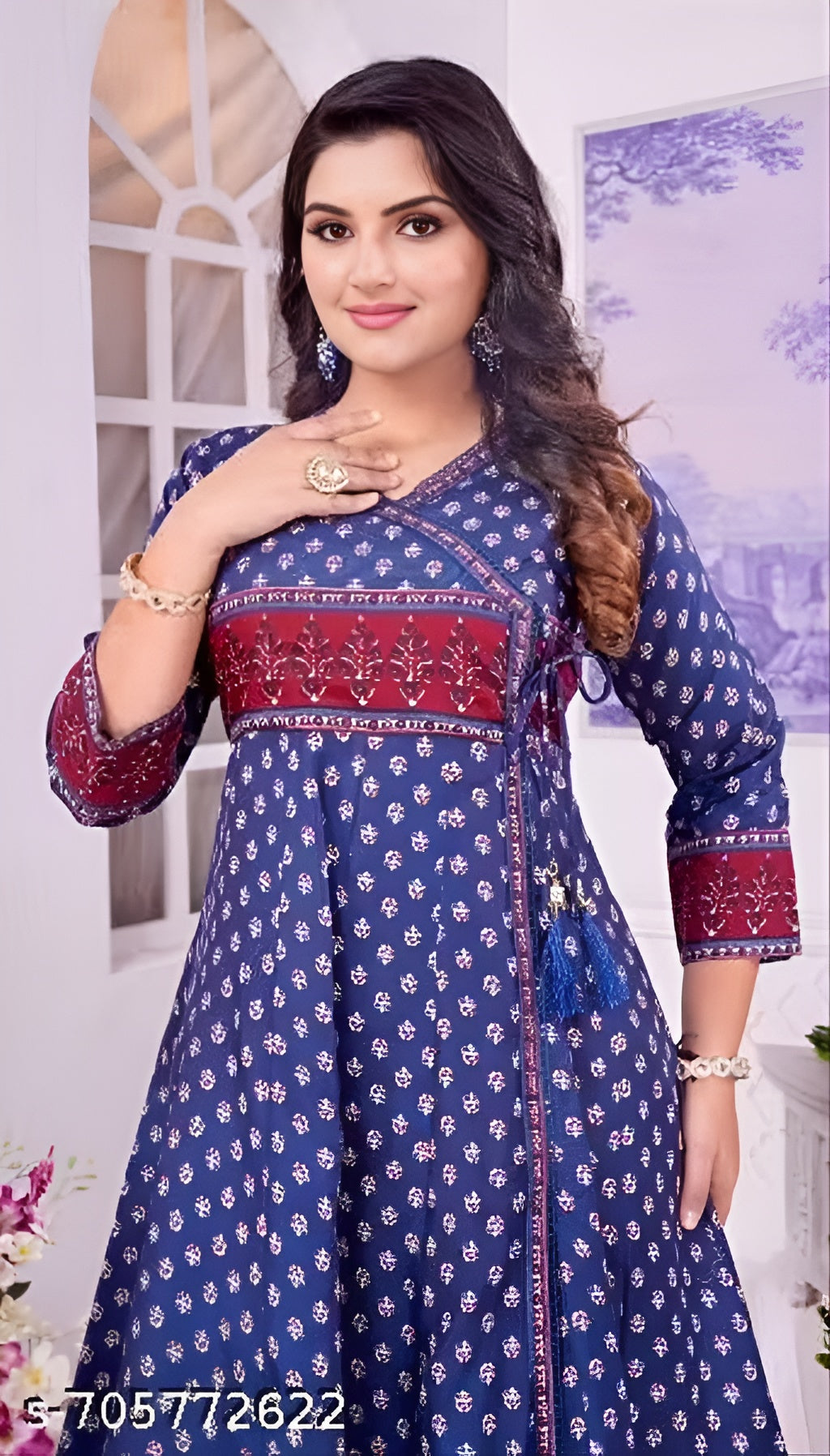 Cotton Women Kurti With Dupatta Set