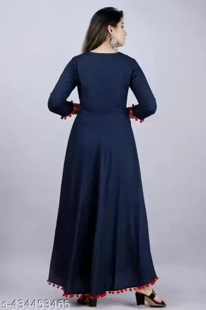 Trendy Western Gown
