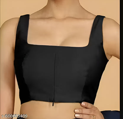 Trendy Pretty New Black Saree