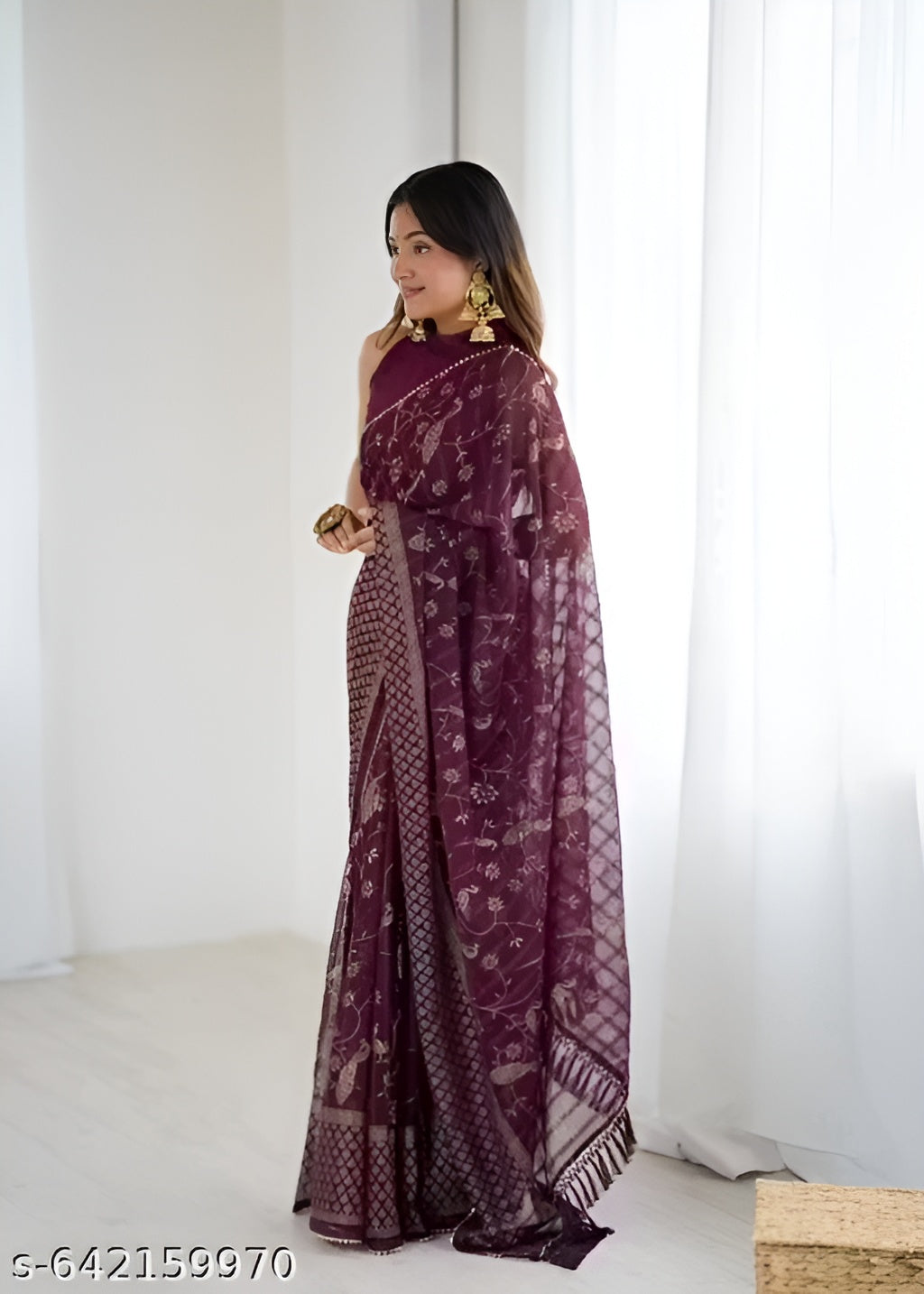Traditional Georgette Saree