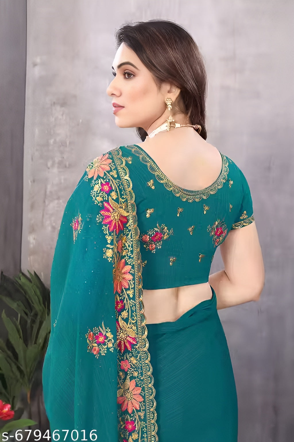 Georgette Cut Sarees For Women