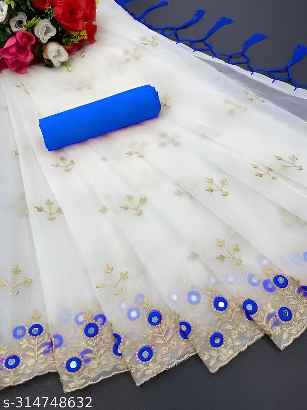 Wedding Net Sarees