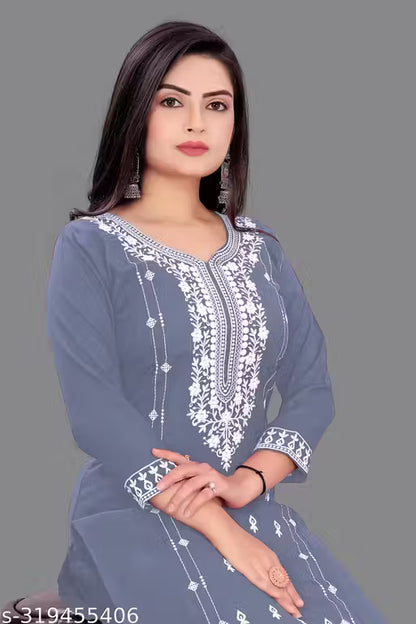 Cotton Kurti Set With Pant