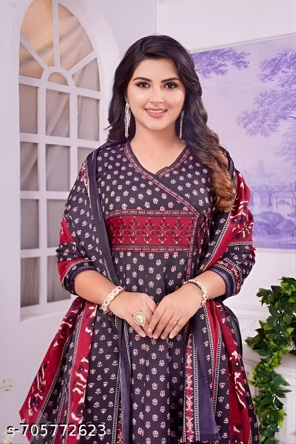 Cotton Women Kurti With Dupatta Set