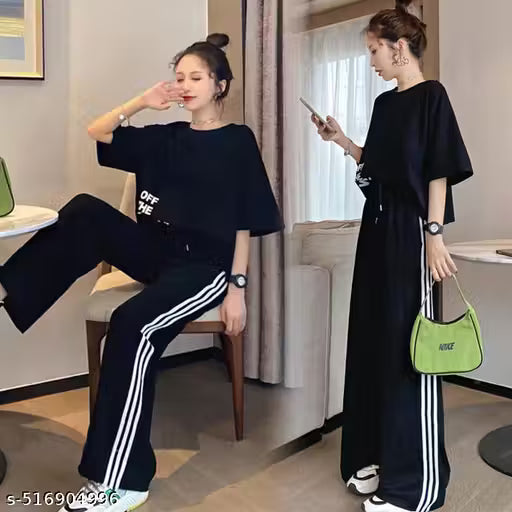 Trendy co-ord set, night suit, gym wear