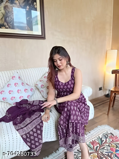 Kurti With Dupatta & Bottomwear