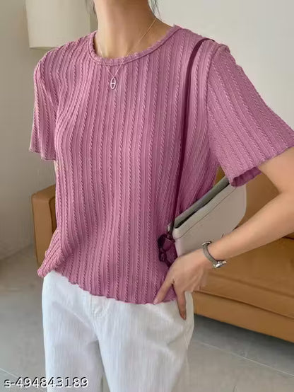 New Stylish Trendy korean Partywear T-shirt