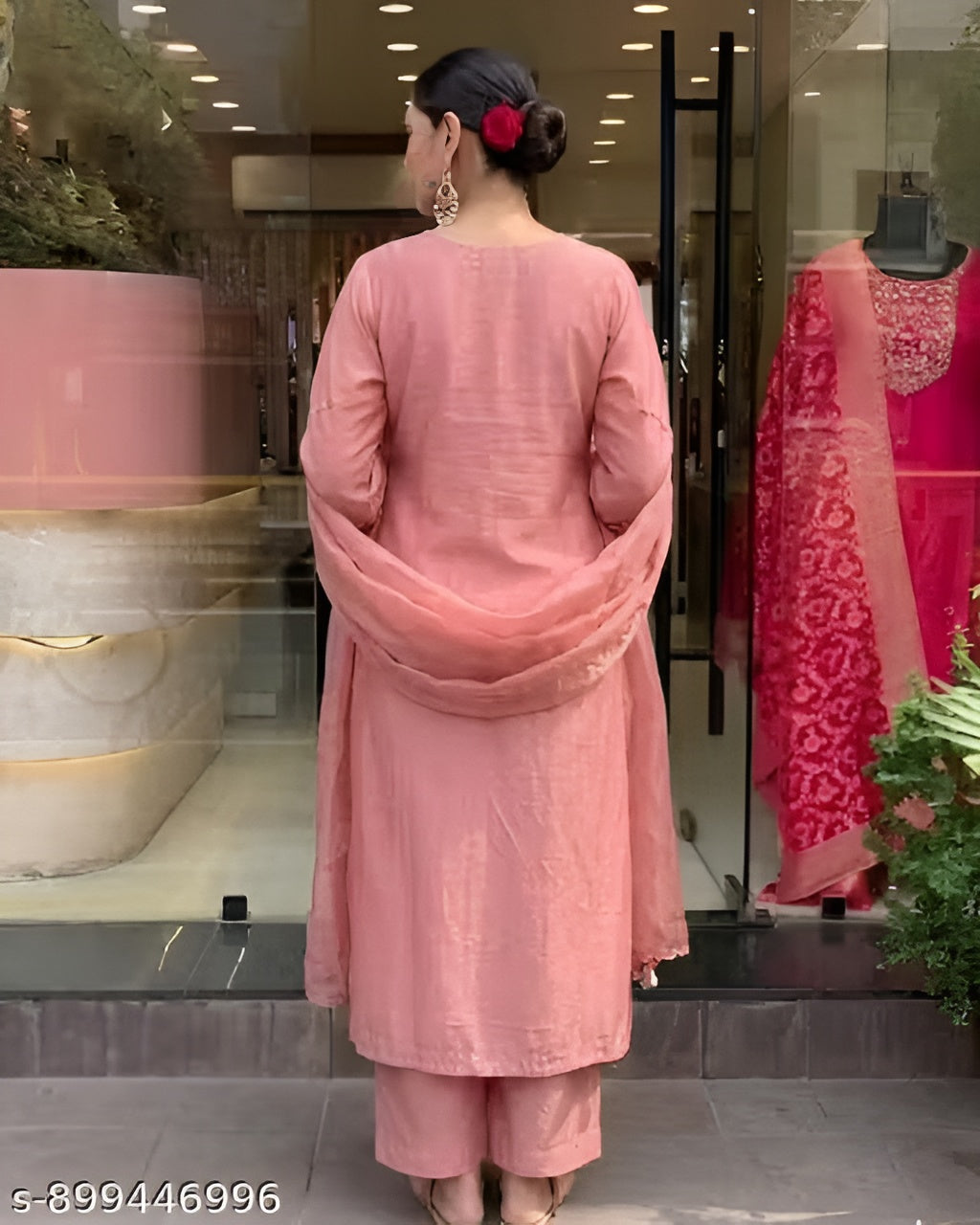 Chanderi Silk Women Kurtis