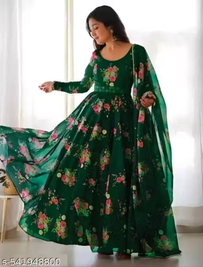 Maxi Flared Gown For Women