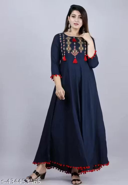 Trendy Western Gown