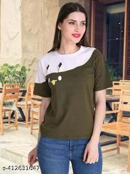 pikachu print T-shirt