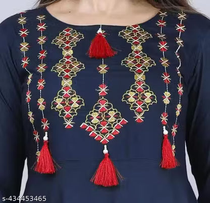 Trendy Western Gown