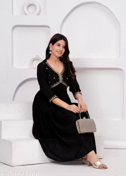 Trendy Western Gown