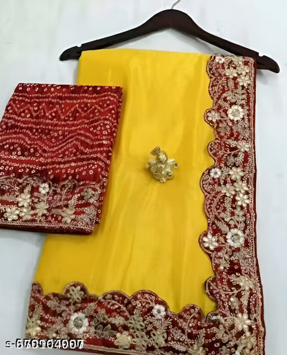 Trending Chinon Silk Sarees