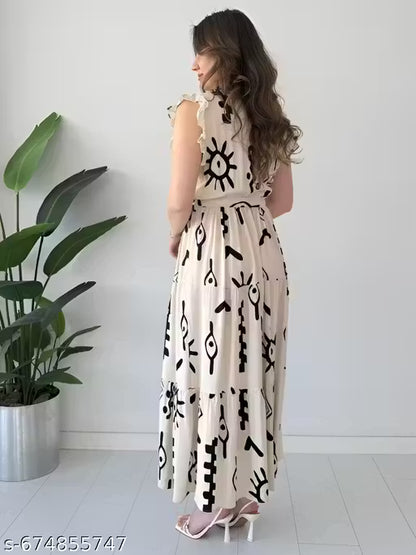 Trendy Floral Midi Dress for Women – Summer Collection