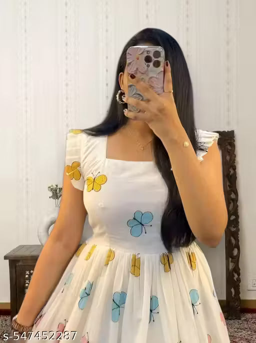 Floral Midi Dress Women