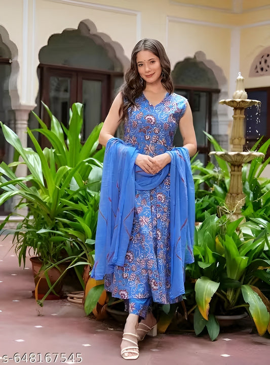 Kurti With Dupatta & Bottomwear