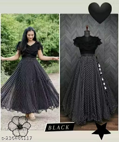 Crop Top Party Wear Dress