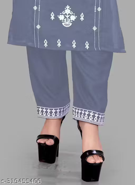 Cotton Kurti Set With Pant