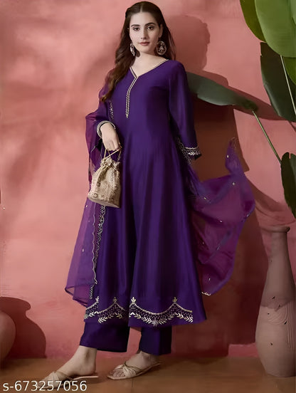 Vichitra Silk Women Kurtis