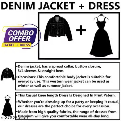 Urbane Latest Women Dresses With Jacket.