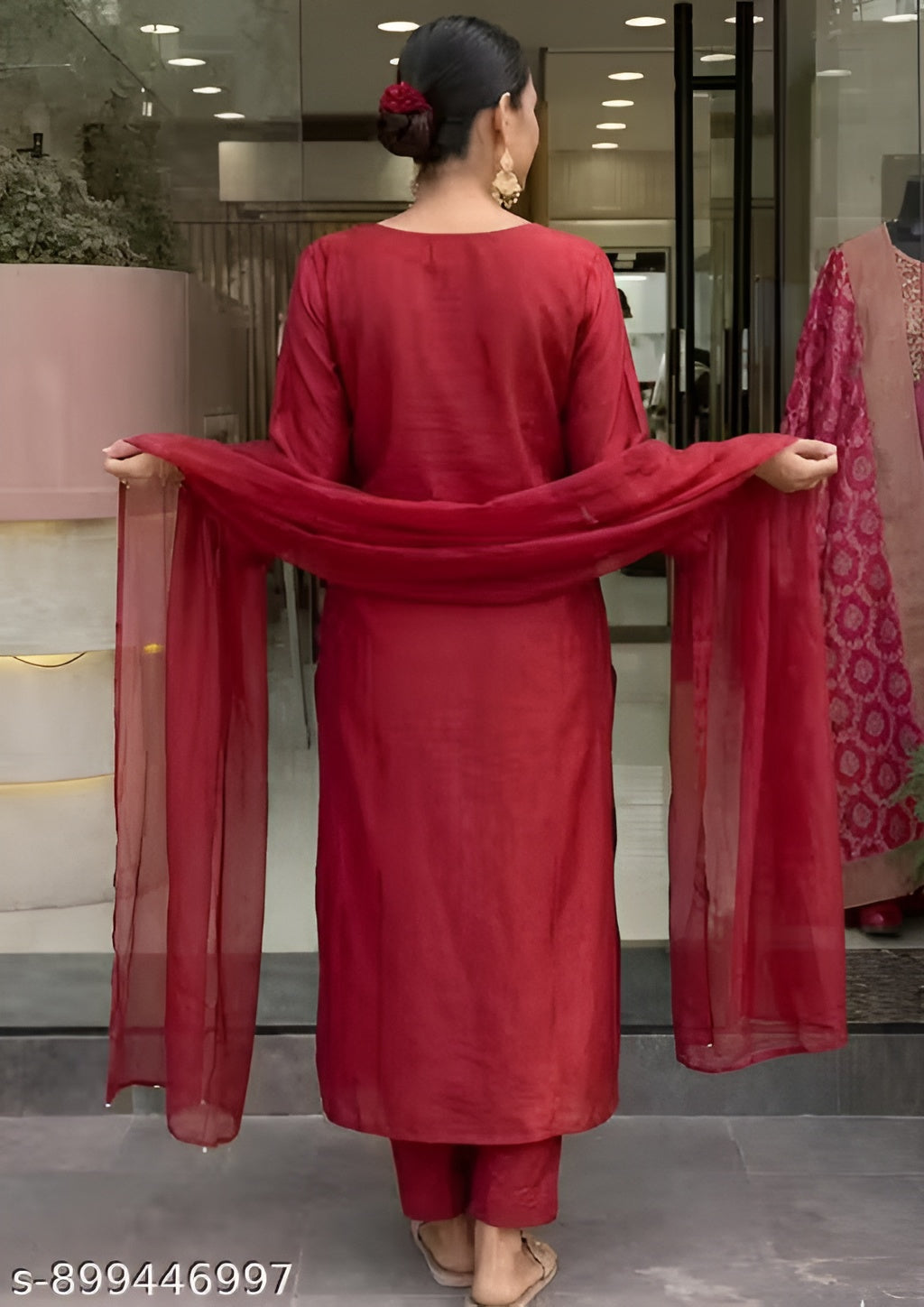 Chanderi Silk Women Kurtis