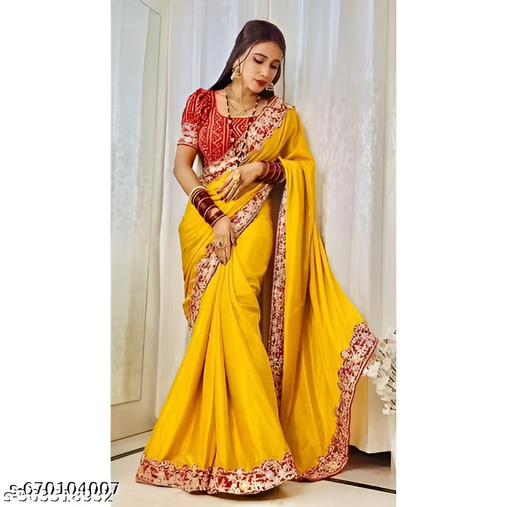 Trending Chinon Silk Sarees