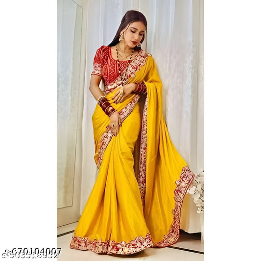 Trending Chinon Silk Sarees